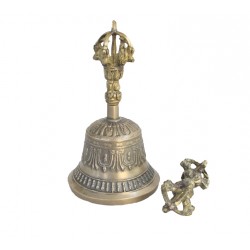 C (DO) - Healing, Musical Note, Therapeutic, Dim Yellow, Deheraduni Bell - Small Size (8*14.4 cm, 3.14*5.66 inch)