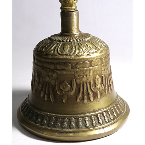 C (DO) - Healing, Musical Note, Therapeutic, Dim Yellow, Deheraduni Bell - Small Size (8*14.4 cm, 3.14*5.66 inch)