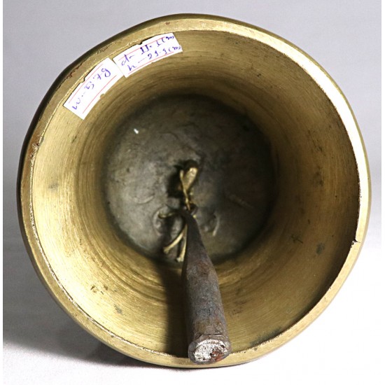C (DO) - Healing, Musical Note, Therapeutic, Dim Yellow, Deheraduni Bell - Small Size (8*14.4 cm, 3.14*5.66 inch)