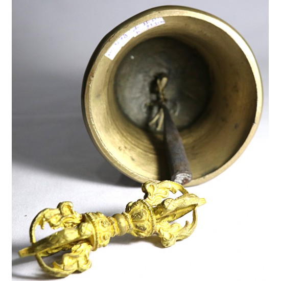 C (DO) - Healing, Musical Note, Therapeutic, Dim Yellow, Deheraduni Bell - Small Size (8*14.4 cm, 3.14*5.66 inch)