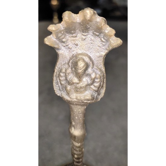 MEDITATION - Healing, Bell Vedic Puja Therapeutic with handle, Golden/ Yellow, Special Bells - Extra Small Size (13.97 cm, 5.5 inch)