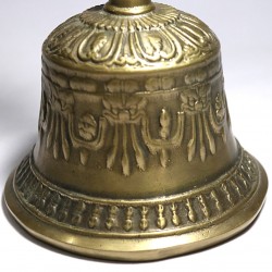 PLATONIC YEAR - Healing, Planetary, Therapeutic, Dim Yellow, Deheraduni Bell - Large Size (11.2*20.9 cm, 4.40*8.22 inch)