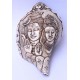 Conch Shell, powerful ancient healing (therapeutic) instrument, Hand work, Carving Conch Shell, Shiva Parvati, Cream Color - Large Size (22*34.5 cm, 8.66*13.58 inch)