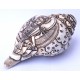Conch Shell, powerful ancient healing (therapeutic) instrument, Hand work, Carving Conch Shell, Laxmi , Cream Color - Large Size (21.8*33.5 cm, 8.58*13.18 inch)