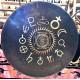 OM - GONG MASTER GOVINDA'S NEW, PROFESSIONAL DESIGN - Planetary Symbol -  Medium Size ( 60 cm, 24 Inch)