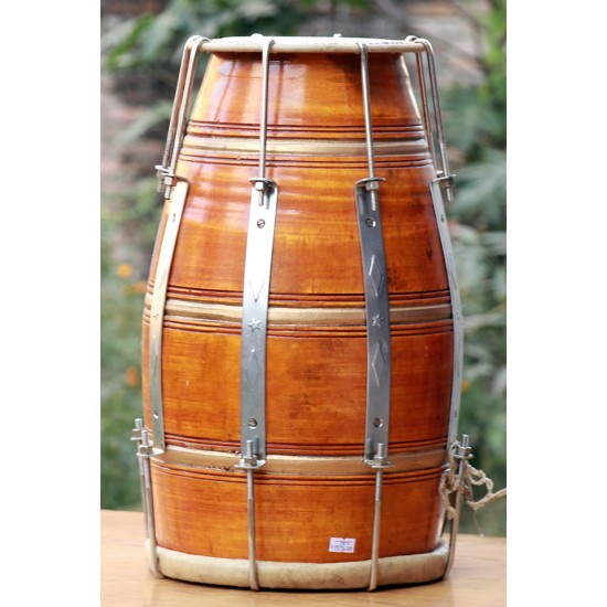 Dholak professional, Nepali/Indian rhythmic musical instrument, Medium Size - (21*26*45 cm, 8.2*10.2*17.7 inch app) Dholak professional, Nepali/Indian rhythmic musical instrument, Medium Size - (21*26*45 cm, 8.2*10.2*17.7 inch app)