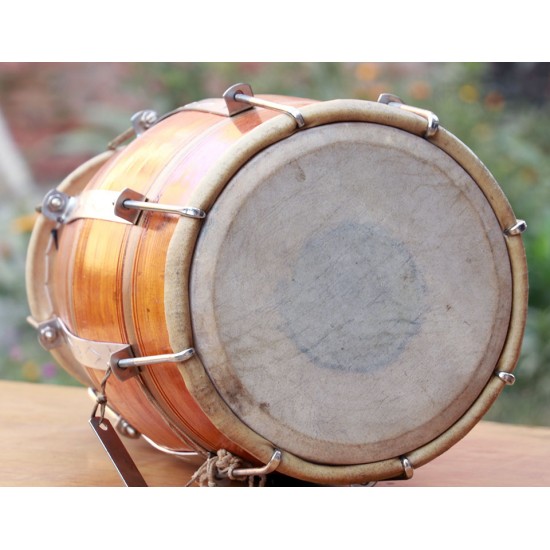 Dholak professional, Nepali/Indian rhythmic musical instrument, Medium Size - (21*26*45 cm, 8.2*10.2*17.7 inch app) Dholak professional, Nepali/Indian rhythmic musical instrument, Medium Size - (21*26*45 cm, 8.2*10.2*17.7 inch app)
