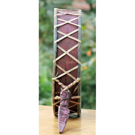 Shamanic (Bonpo) drum from Nepal/Tibet, Medium Size - (40*36*70 cm, 15.7*14.17*27.5 inch) 