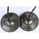   Meditation,Theraputic, Plain,Black Tingshaw/Cymbal - Large Size