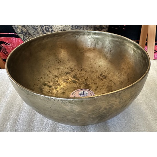 Moon Metonic -  Planetary, Therapeutic, Superior Real Antique Singing Bowl - Medium Size