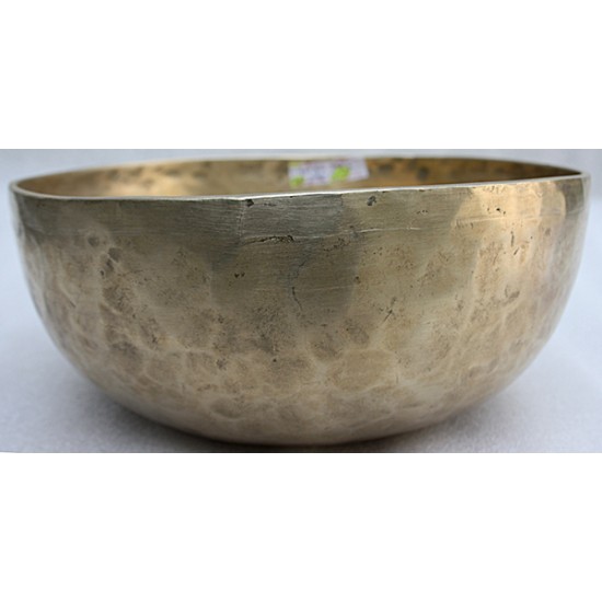 OM -  Planetary, Therapeutic, Authentique Real Antique Singing Bowl - Medium Size