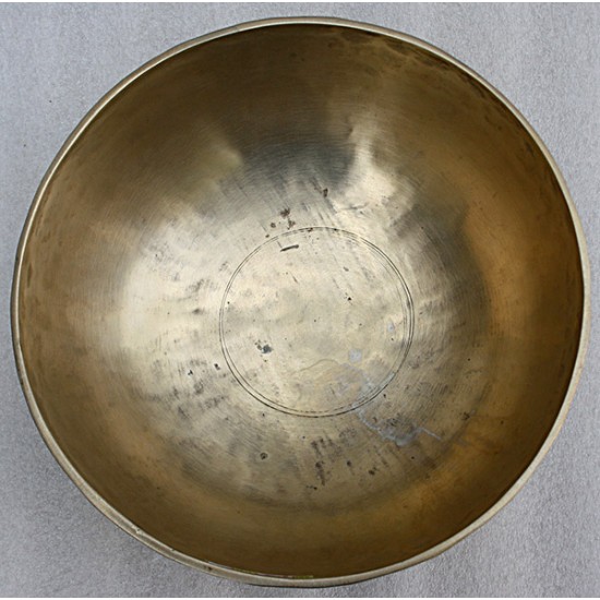 OM -  Planetary, Therapeutic, Authentique Real Antique Singing Bowl - Medium Size
