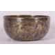 Aqua - Full Moon Carving, Healing, Planetary, Therapeutic, Handmade Singing Bowl - Large Size