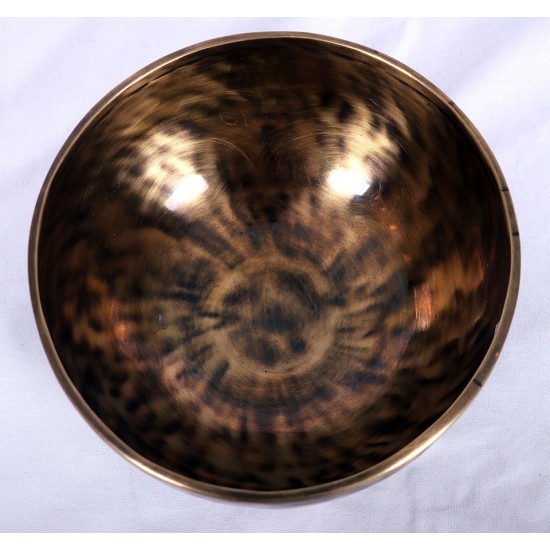 Aqua - Healing, Planetary, Therapeutic, Handmade Singing Bowl - Large Size