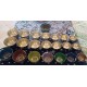 Cast-moulded Chakra Colour Set Bowls with ascending sound and size - Small Size 