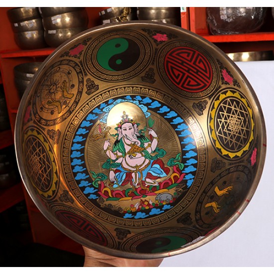 Jupiter - Planetary, Therapeutic, Handmade Sound Therapy Singing Bowl for Joy & Optimism - Medium Size