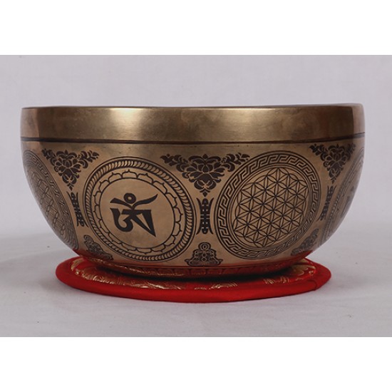Nibiru - Planetary, Therapeutic, Handmade Sound Therapy Singing Bowl for Deep Cosmic Connection - Medium Size