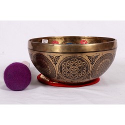 Eros - Planetary, Therapeutic, Handmade Sound Therapy Singing Bowl for Emotional Balance - Medium Size