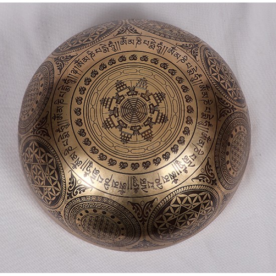 Eros - Planetary, Therapeutic, Handmade Sound Therapy Singing Bowl for Emotional Balance - Medium Size