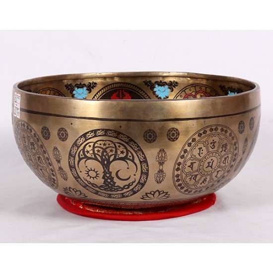 Lilith - Planetary, Therapeutic, Handmade Sound Therapy Singing Bowl for Empowerment & Self-Discovery - Large Size