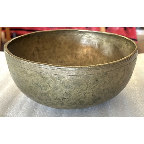 C (DO) -  Chakra Healing, Standard Real Antique Singing Bowl - Large Size