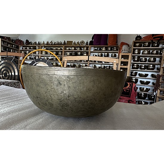 C (DO) -  Chakra Healing, Standard Real Antique Singing Bowl - Large Size