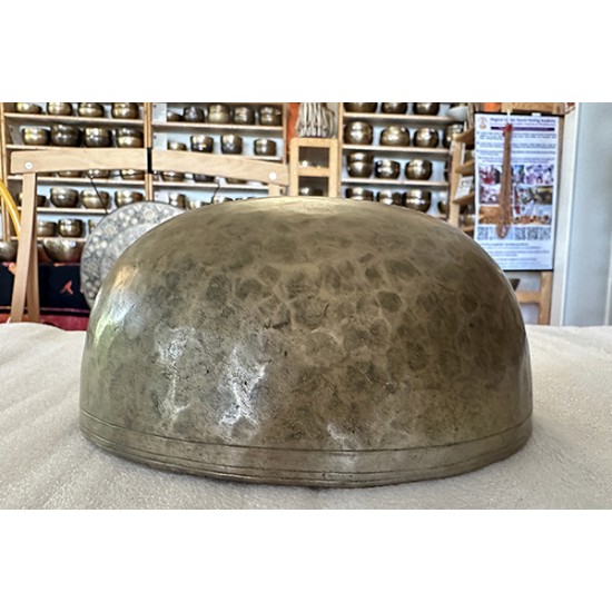 C (DO) -  Chakra Healing, Standard Real Antique Singing Bowl - Large Size