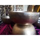 OM (Earth Year) - Healing, Planetary, Therapetic, Handmade, Jambati, Normal Real Antique Singing Bowl - Medium Size 