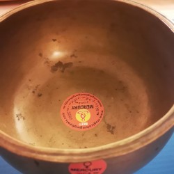MERCURY - Healing, Planetary, Therapetic, Handmade, Unique (Speical), Normal Real Antique Singing Bowl - Medium Size 