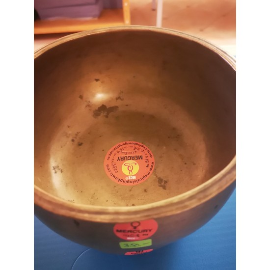 MERCURY - Healing, Planetary, Therapetic, Handmade, Unique (Speical), Normal Real Antique Singing Bowl - Medium Size 